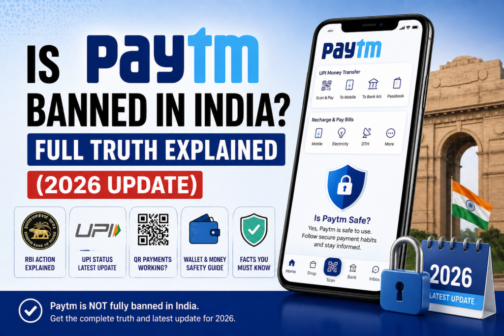 Is Paytm Really Banned in India? 7 Truths Every User Must Know (2026 Update)