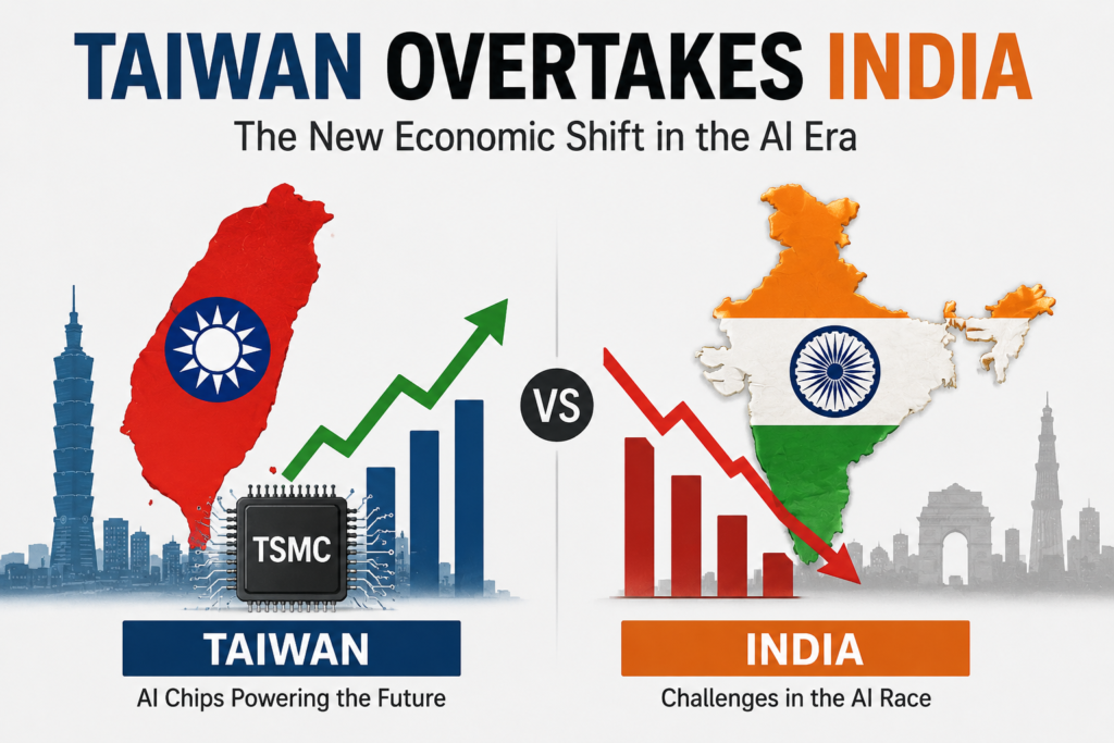Taiwan Overtakes India