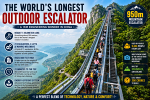 World's Longest Outdoor Escalator